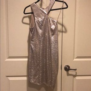 Guess Halter-Style Cut-Out Dress
